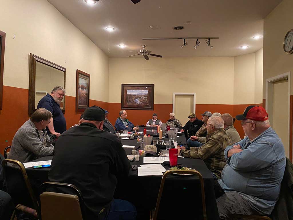 February 1st, 2023 meeting at The Trails Meeting Room in Grangeville Idaho.